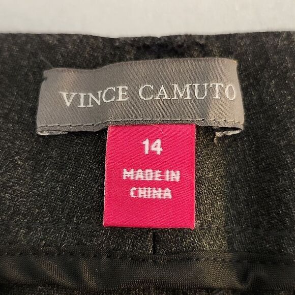 VINCE CAMUTO Style 9199348 Dark Heather Grey Thick Viscose± Warm Pant Size 14 - Picture 8 of 14